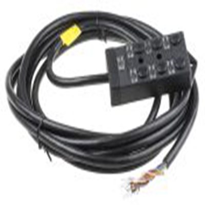RS PRO,877-1227,M12传感器分线盒, 6端口, 5线路, 24V 直流, 5m线长, IP67