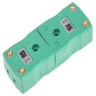 RS PRO,891-9038,标准热电偶连接器 插头和插座, 用于K 型热电偶, Φ6mm探头, 最高220°C, 绿色