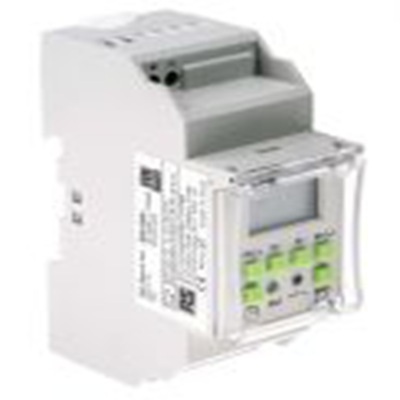 RS PRO,896-6891,6LL003-08 数字 DIN导轨定时开关 12 V dc, 1通道, 单刀双掷, 可设小时