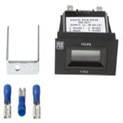 RS PRO,896-6977,小时计数器, 6位数字, 12 → 48 V 交流/直流电源, 嵌入式，面板安装, 远程复位, 切面45.5 x 23 mm, (上计数)