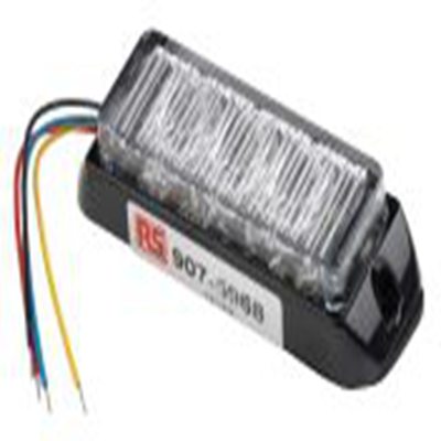 RS PRO,907-5968,闪光灯光模块, 12 V 直流，24 V 直流, 绿色透镜, 黑色外壳, 105mm x 38mm底座, IP67