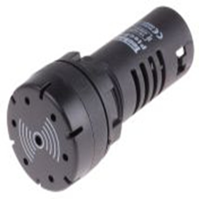 RS PRO,909-2562,电子报警器, 12V 交流/直流电源, 黑色外壳