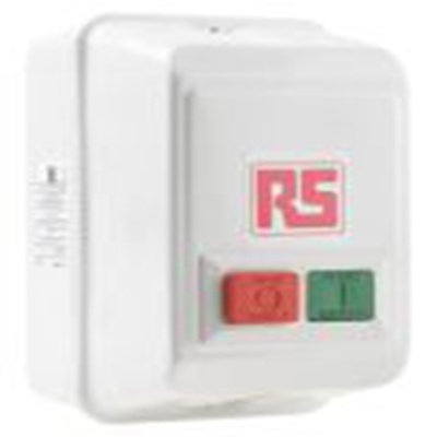 RS PRO,909-4073,DOL启动器, 3相, 5.5 kW, 415 V 交流, 10 13 A, IP55, 手动, 104mm x 174mm x 134mm