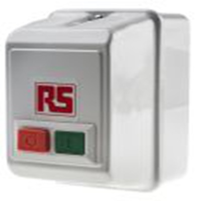 RS PRO,909-4082,DOL启动器, 3相, 7.5 kW, 415 V 交流, 13 18 A, IP55, 手动, 104mm x 174mm x 134mm