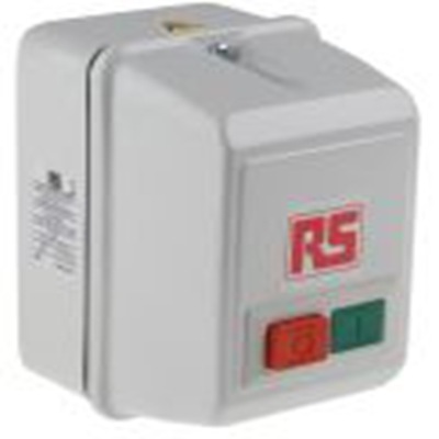 RS PRO,909-4085,DOL启动器, 1相, 0.75 kW, 240 V 交流, 5,5 8 A, IP55, 手动, 104mm x 174mm x 134mm