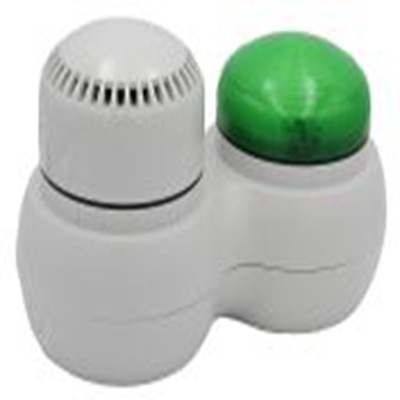 RS PRO,142-186,声光报警器, 24V 交流/直流电源, 1米外105dB, IP66, 绿色灯罩