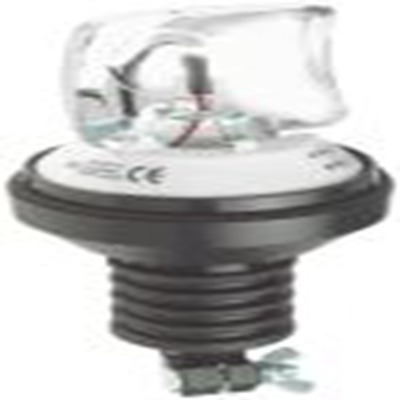 RS PRO,235-461,旋转光警示灯, 12 V 直流，24 V 直流, 黑色外壳, Φ130mm底座, IP56