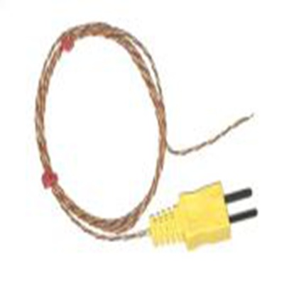 RS PRO,131-4759,K型外露结点热电偶, 探头Φ1/0.3mm x 2m, 可测+260°C, 线长2m, 整体浇铸插入式微型插头接端, PFA探头