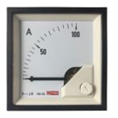RS PRO,186-2435,交流 指针电流表 100 A, 1 %精度, 68 mm x 68 mm切面 动铁式