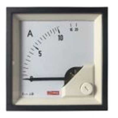 RS PRO,186-2447,交流 指针电流表 20 A, 1 %精度, 68 mm x 68 mm切面 动铁式