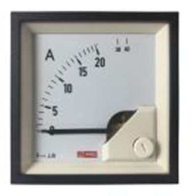 RS PRO,186-2450,交流 指针电流表 100 A, 1 %精度, 68 mm x 68 mm切面 动铁式