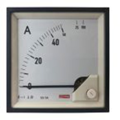 RS PRO,186-2463,交流 指针电流表 100 A, 1 %精度, 92 mm x 92 mm切面 动铁式