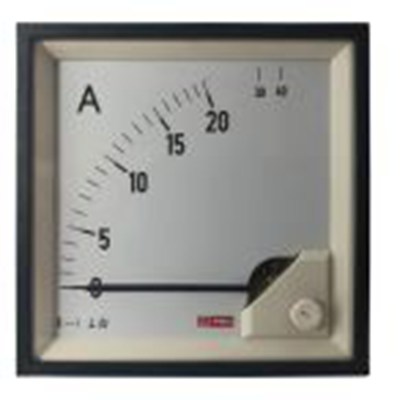 RS PRO,186-2466,交流 指针电流表 100 A, 1 %精度, 92 mm x 92 mm切面 动铁式