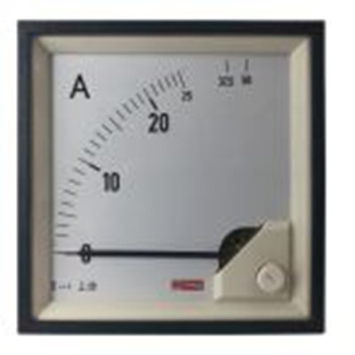 RS PRO,186-2467,交流 指针电流表 100 A, 1 %精度, 92 mm x 92 mm切面 动铁式