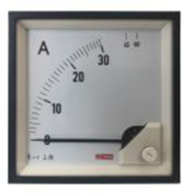 RS PRO,186-2468,交流 指针电流表 100 A, 1 %精度, 92 mm x 92 mm切面 动铁式