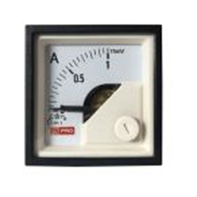 RS PRO,186-2477,直流 指针电压表 45 mm 45 mm切面