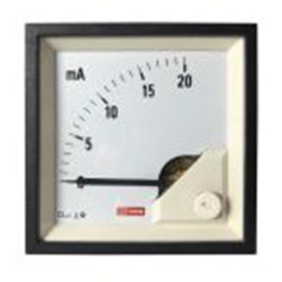 RS PRO,186-2488,直流 指针电流表 100 A, 1 %精度, 68 mm x 68 mm切面 动圈