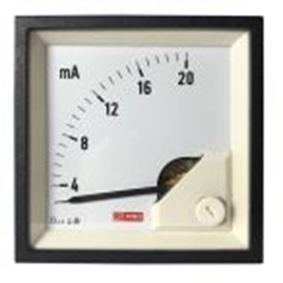 RS PRO,186-2489,直流 指针电流表 100 A, 1 %精度, 68 mm x 68 mm切面 动圈
