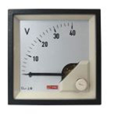 RS PRO,186-2497,直流 指针电流表 100 A, 1 %精度, 68 mm x 68 mm切面 动圈