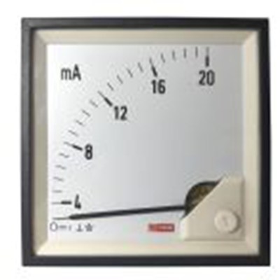 RS PRO,186-2502,直流 指针电流表, 1 %精度, 92 mm x 92 mm切面 动圈