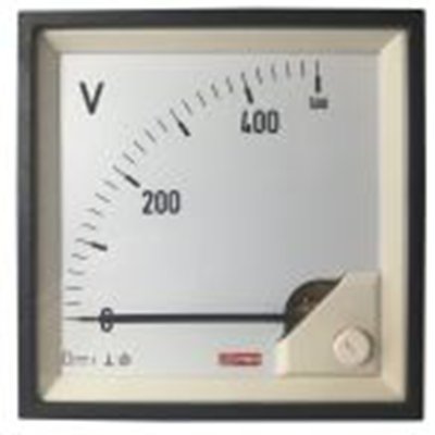 RS PRO,186-2513,直流 指针电压表 校准 92 mm 92 mm切面, 系列