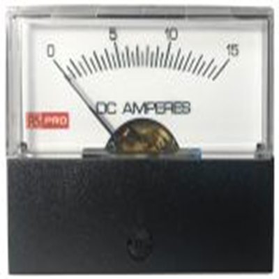 RS PRO,186-2538,直流 指针电流表 1000 A, ±1.5 %精度, 44 mm x 57 mm切面 高扭矩枢轴与宝石轴承移动线圈及移动铁心