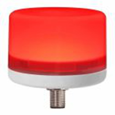 RS PRO,199-9728,常亮LED警示灯, 24 V 直流, 红色透镜, 白色外壳, Φ70mm底座, 73mm, IP66