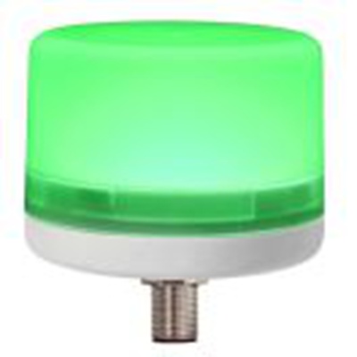 RS PRO,199-9729,常亮LED警示灯, 24 V 直流, 绿色透镜, 白色外壳, Φ70mm底座, 73mm, IP66