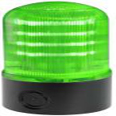 RS PRO,199-9766,闪光警示灯, 12 v 交流 / 直流、 24 v 交流 / 直流, 绿色透镜