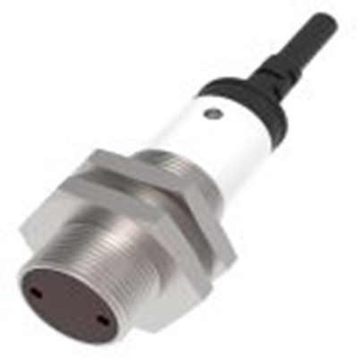 RS PRO,204-3994,对射型光电传感器, 圆柱形, 可检测10 m, 2 m电缆连接, NPN NO/NC输出, 红外 LED光源, 螺钉螺母