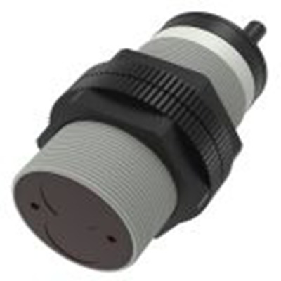 RS PRO,204-4010,对射型光电传感器, 圆柱形, 可检测20 m, 2 m电缆连接, NPN NO/NC输出, 红外 LED光源, 螺钉螺母