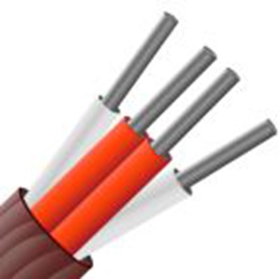 RS PRO,455-4242,RTD型电阻温度计探测器（RTD）电线, 硅橡胶绝缘, 25m长, 最高+200°C, 无屏蔽, 多芯