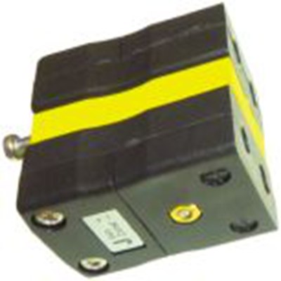 RS PRO,771-9089,标准双工热电偶插座连接器 插座, 用于J 型热电偶, Φ6mm探头, 最高220°C, 黄色