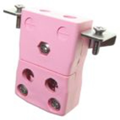 RS PRO,774-7324,标准热电偶连接器 插座, 用于N 型热电偶, 不锈钢支架安装, Φ6mm探头, 最高220°C, 粉红色