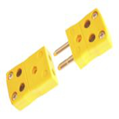 RS PRO,891-9047,标准热电偶连接器 插头和插座, 用于K 型热电偶, Φ6mm探头, 最高220°C, 黄色