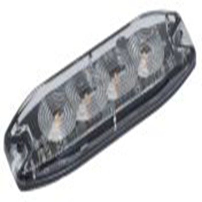 RS PRO,331-002,闪光警示灯, 10 → 30V, 透明透镜, 98mm x 31mm底座, IP69K