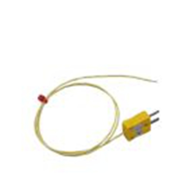 RS PRO,652-785,K型热电偶, 探头Φ1/0.3mm x 0.3m, 可测+400°C, 微型插头接端, 玻璃纤维探头