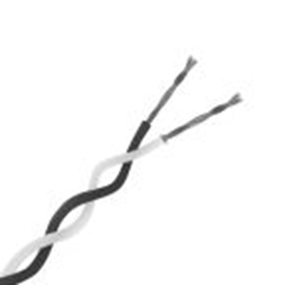 RS PRO,215-4875,J型热电偶导线, PTFE绝缘, 100m长, 最高+260°C, 无屏蔽, 双绞线