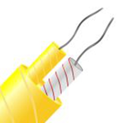 RS PRO,215-4918,K型热电偶导线, 玻璃纤维绝缘, 10m长, 最高+350°C, 无屏蔽, 扁平双绞线