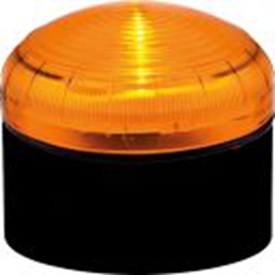 RS PRO,220-4980,闪光警示灯, 120 → 240 V, 琥珀色透镜, 黑色外壳, Φ92mm底座, IP66