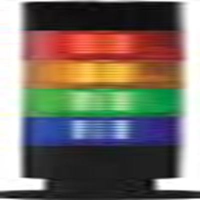 RS PRO,220-5038,LED多层警示灯, 4个发光元件, 24 V电源, Φ45mm底座, 165mm高, 带蜂鸣器, IP54