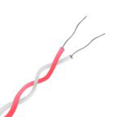 RS PRO,220-9499,N型热电偶导线, PTFE绝缘, 50m长, 最高+260°C, 无屏蔽, 双绞线