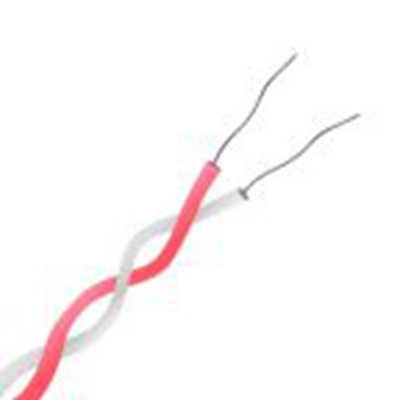 RS PRO,220-9500,N型热电偶导线, PTFE绝缘, 100m长, 最高+260°C, 无屏蔽, 双绞线