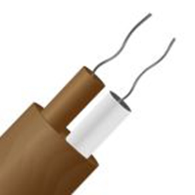 RS PRO,220-9505,T型热电偶导线, PTFE绝缘, 100m长, 最高+260°C, 无屏蔽, 扁平双绞线