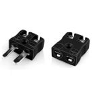 RS PRO,220-9511,微型热电偶连接器 插头和插座, 用于热电偶, Φ4mm探头, 最高220°C, 黑色