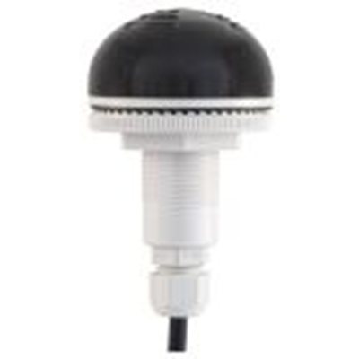 RS PRO,222-2438,蜂鸣器, 12 v 交流 / 直流、 24 v 交流 / 直流电源, 黑色, 白色外壳, 1米外83dB, IP65