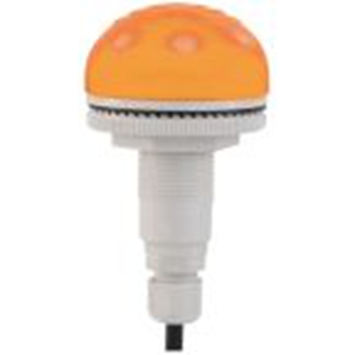 RS PRO,222-2439,声光报警器, 12 v 交流 / 直流、 24 v 交流 / 直流电源, IP65, 琥珀色灯罩, 白色外壳