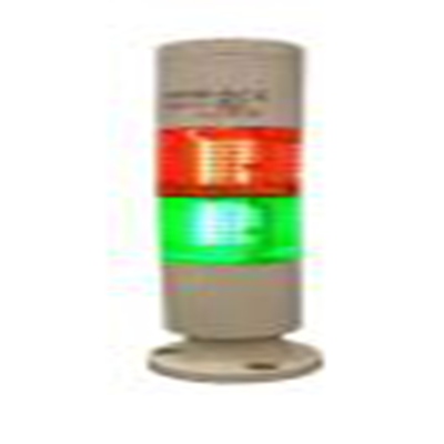 RS PRO,222-2443,LED多层警示灯, 绿色，红色, 2个发光元件, 24 V 交流/直流电源, Φ45mm底座, 165mm高, 带蜂鸣器, IP54