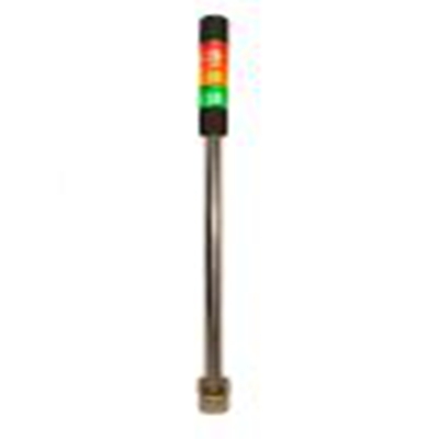 RS PRO,222-2449,LED多层警示灯, 琥珀色，绿色，红色, 3个发光元件, 24 V 交流/直流电源, IP65