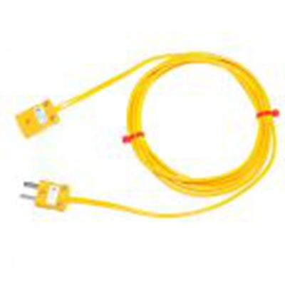 RS PRO,231-8472,K型热电偶补偿导线, PVC绝缘, 1m长, 最高+105°C, 无屏蔽, 扁平双绞线